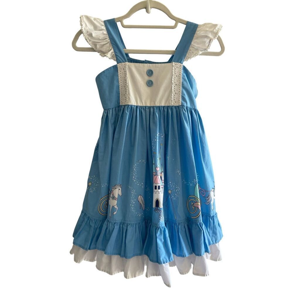 Eleanor Rose Cinderella Summer Dorothy Dress Girl Size 8 10 Carriage Castle